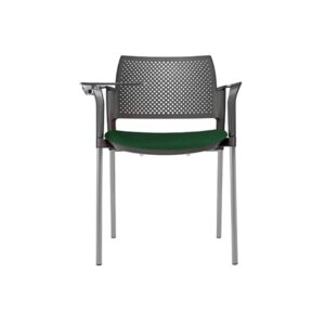 SILLA ESCOLAR RE/POLIPROPILENO AS/HULE ESPUMA TAPIZADO C/PALETA LATERAL ANTIPANICO  RSOLOHP359