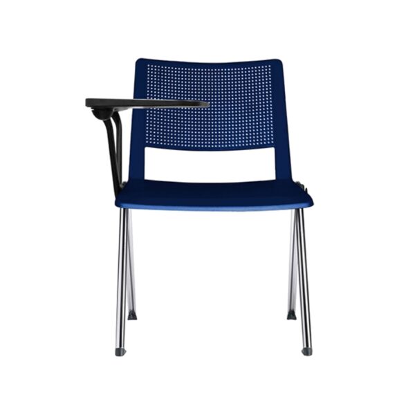 SILLA ESCOLAR POLIPROPILENO C/PALETA LATERAL ANTIPANICO Y RETRACTIL RSOLOHP86CR