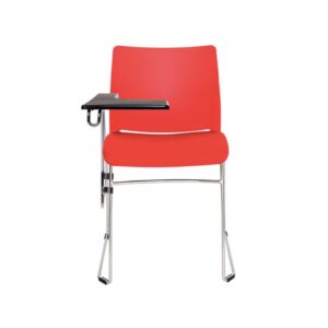 SILLA ESCOLAR RE/POLIPROPILENO AS/HULE ESPUMA TAPIZADO PALETA ABATIBLE RSOLOHP1'7