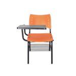 SILLA ESCOLAR  POLIPROPILENO C/PALETA ACERO TORQUELADO C/PARRILLA RSOLOHP2307