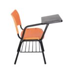 SILLA ESCOLAR  POLIPROPILENO C/PALETA ACERO TORQUELADO C/PARRILLA RSOLOHP2307