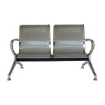 BANCA LAMINA ACERO TROQUELADA PERFORADA CROMADA 2 PLAZAS R OBOHR28002PCR