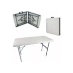 MESA PLEGABLE 74X60X120 BLANCA REMMMPIABL