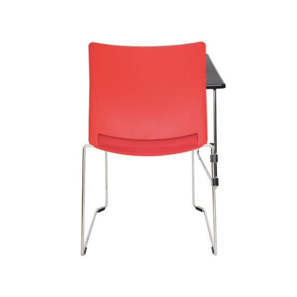 SILLA ESCOLAR RE/POLIPROPILENO AS/HULE ESPUMA TAPIZADO PALETA ABATIBLE RSOLOHP1'7