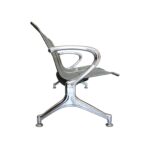 BANCA LAMINA ACERO TROQUELADA PERFORADA CROMADA 2 PLAZAS R OBOHR28002PCR