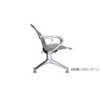 BANCA LAMINA ACERO TROQUELADA PERFORADA CROMADA 4 PLAZAS R OBOHR28004PCR