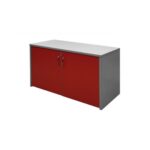 CREDENZA MELAMINA 28Y16MM C/PUERTAS 1 ENTREPAÑO INTERNO RZEZEDR2P