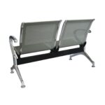 BANCA LAMINA ACERO TROQUELADA PERFORADA CROMADA 2 PLAZAS R OBOHR28002PCR