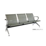 BANCA LAMINA ACERO TROQUELADA PERFORADA CROMADA 3 PLAZAS R OBOHR28003PCR