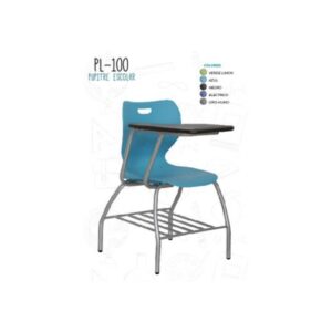 SILLA ESCOLAR POLIPROPILENO ERGONOMICA C/PALETA RESINA C/PARRILLA RSALPL100