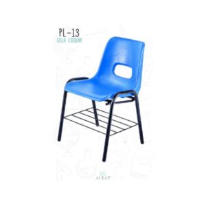 SILLA ESCOLAR CONCHA POLIPROPILENO C/PARRILLA DE ACERO RSALPL13