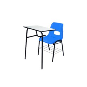 SILLA ESCOLAR POLIPROPILENO PALETA TIPO MESA C/PARRILLA RSALPL820