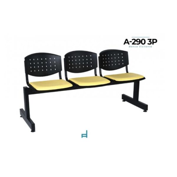 BANCA RE/POLIPROPILENO AS/HULE ESPUMA 2CM 3 PLAZAS RABA2903P