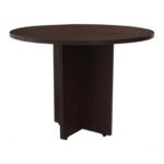 MESA REDONDA MELAMINA 28MM 120X75 REEMMR120