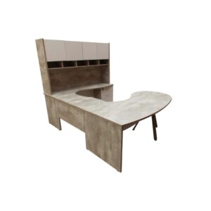 ESCRITORIO GOTA PUENTE CONETOR CREDENZA EJECUTIVA  MELAMINA 28Y16MM 180X80X75 2L 1A  REEUMCO23