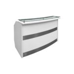 RECEPCION MOSTRADOR MELAMINA 28Y16MM 240X60X110 REEPRM240